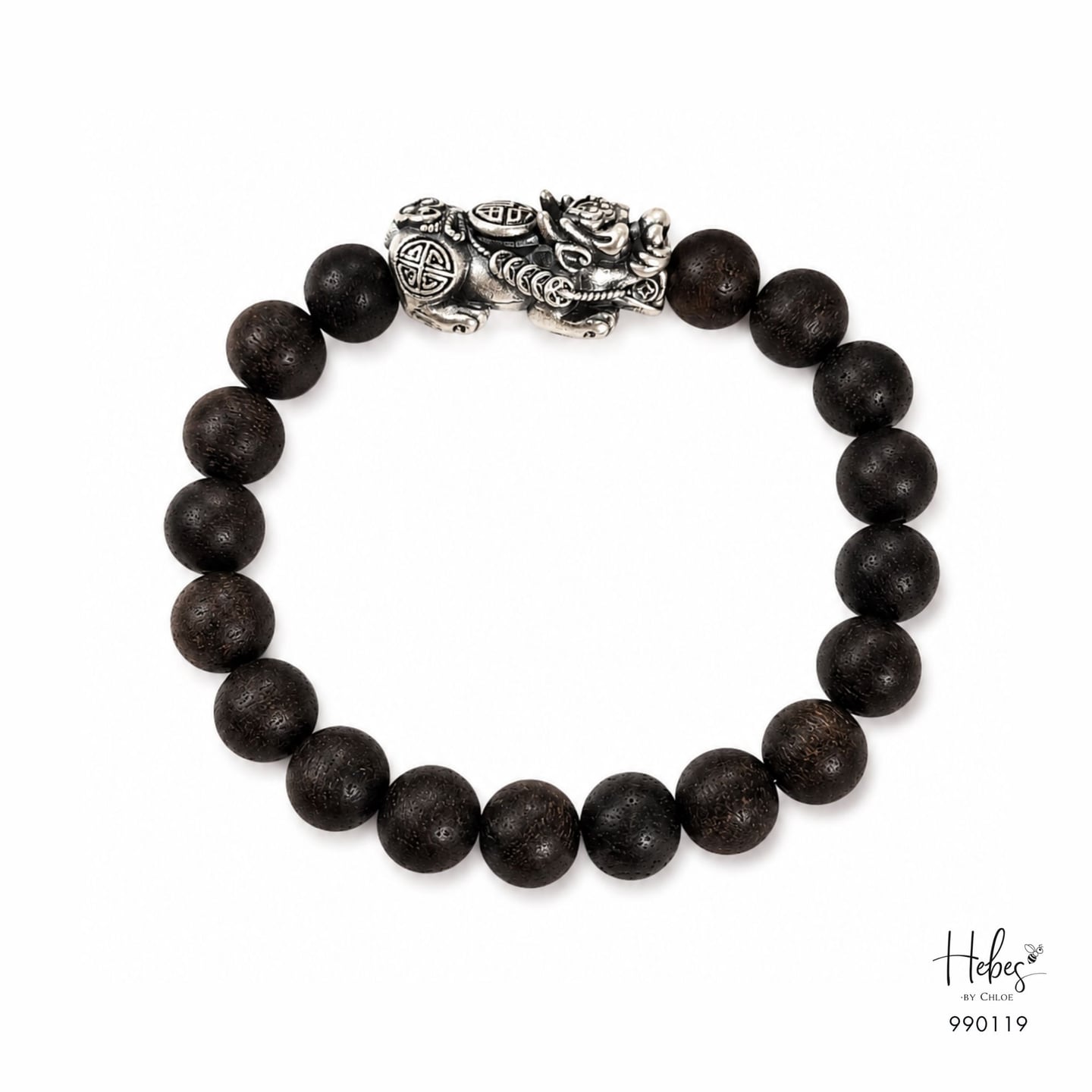 Vietnamese Rare Agarwood Pixiu Bracelet 990119