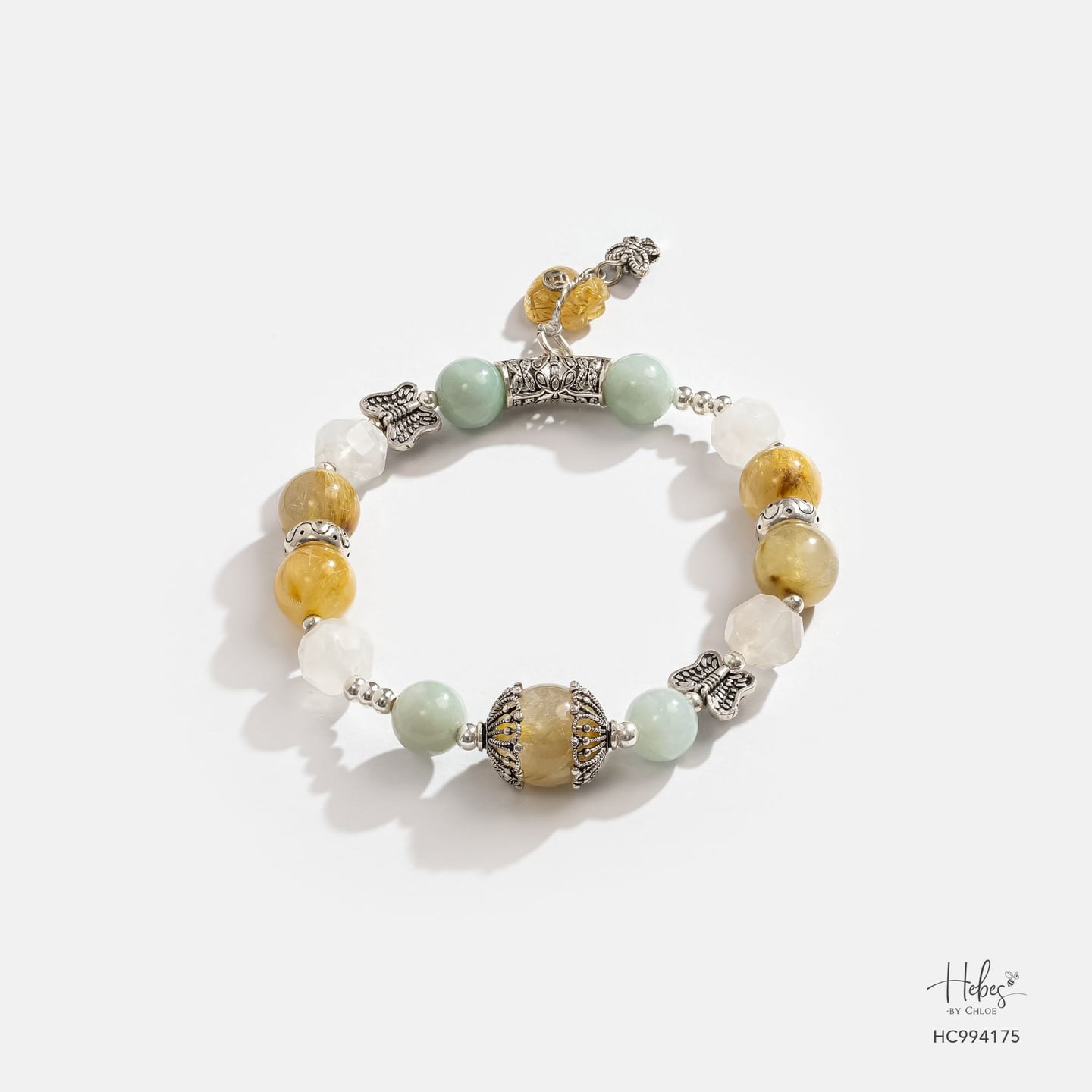 Yellow Rutilated Quartz Bracelet 994175