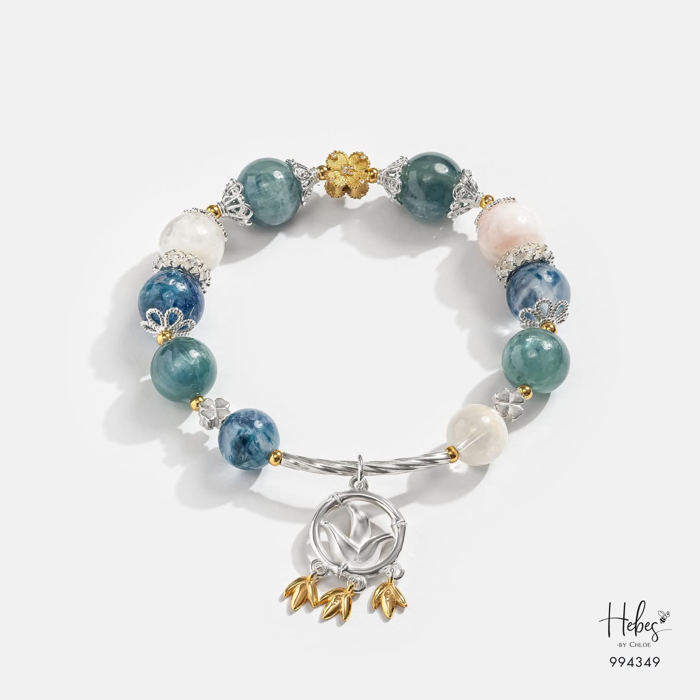 Turquoise & Lodolite Sacred Flow Bracelet 994349