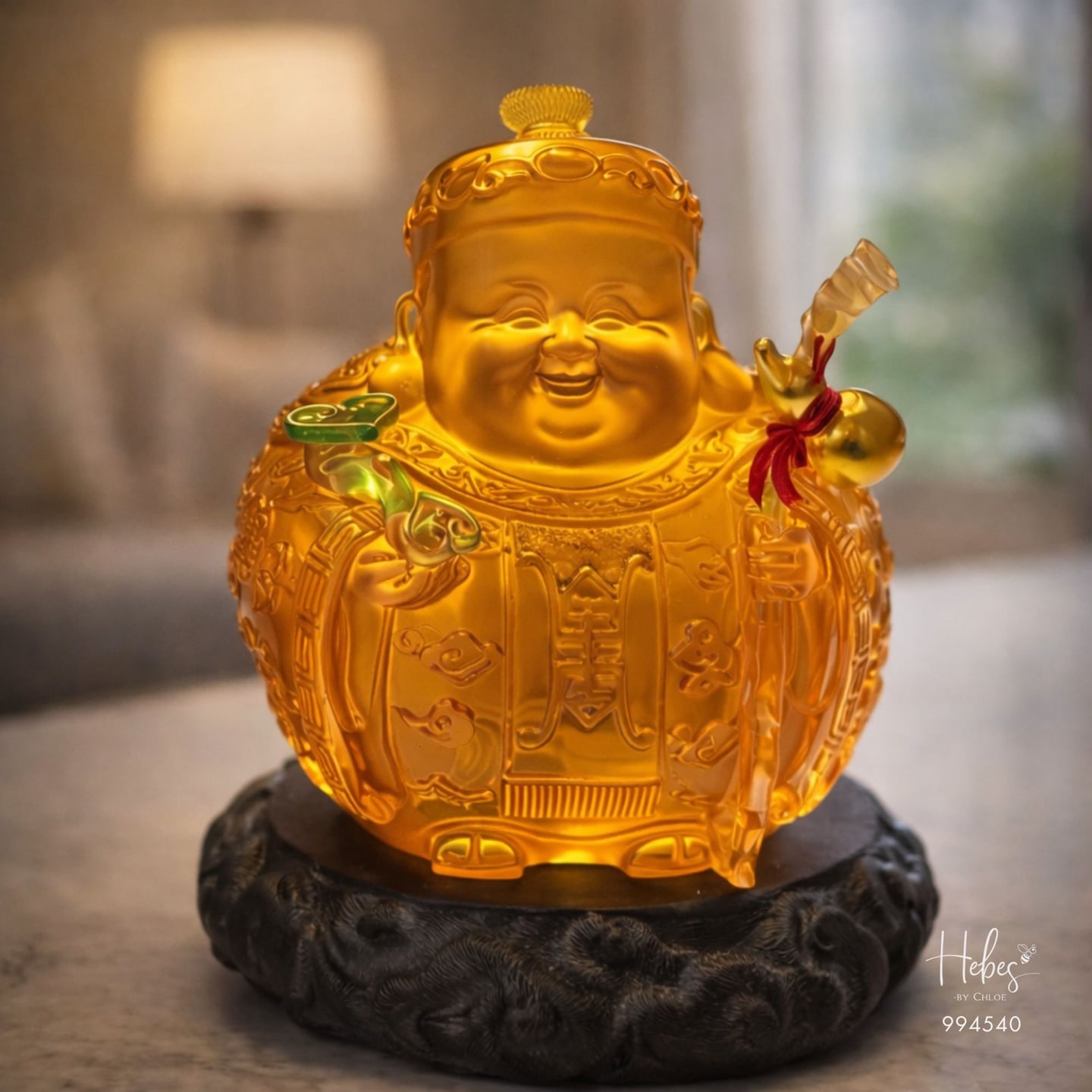 Crystal Feng Shui Longevity God Statue 994540