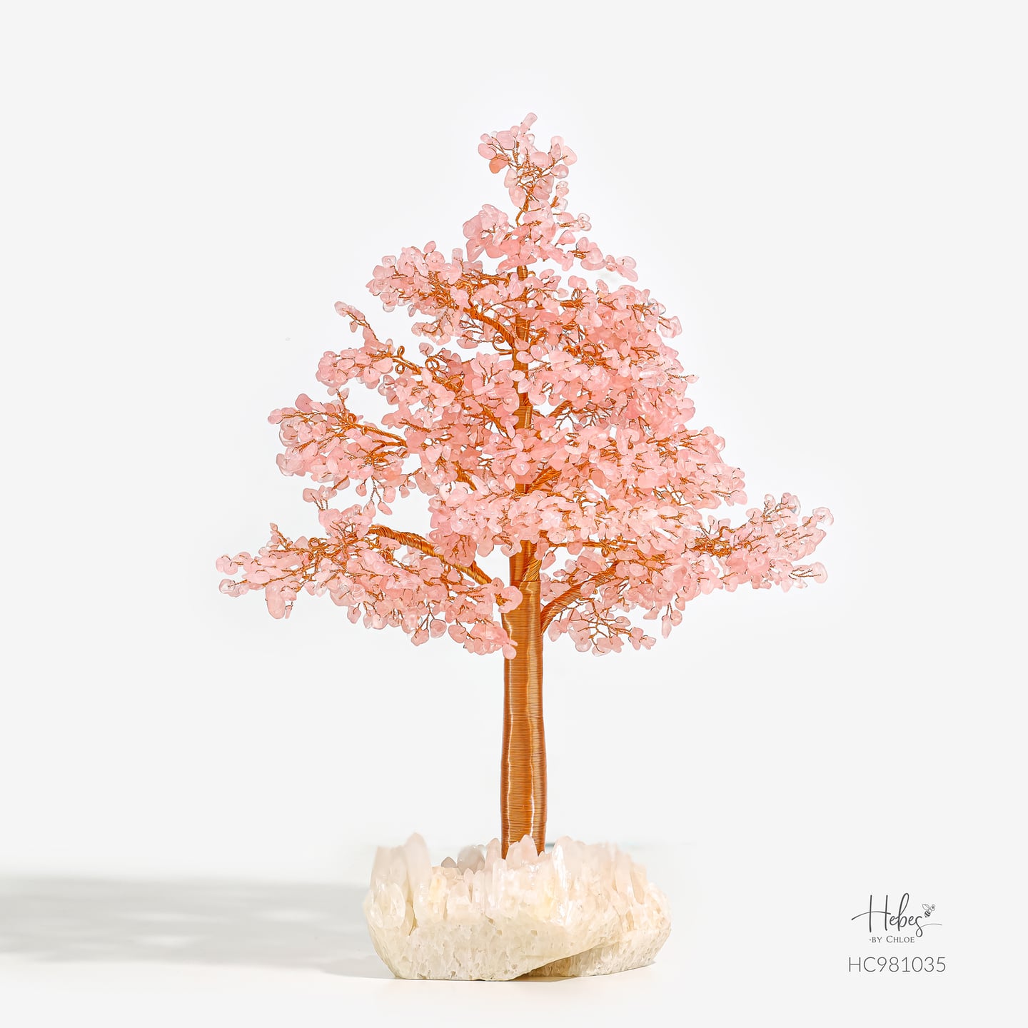 Hebes Feng Shui Tree Rose Quartz Large HC981035