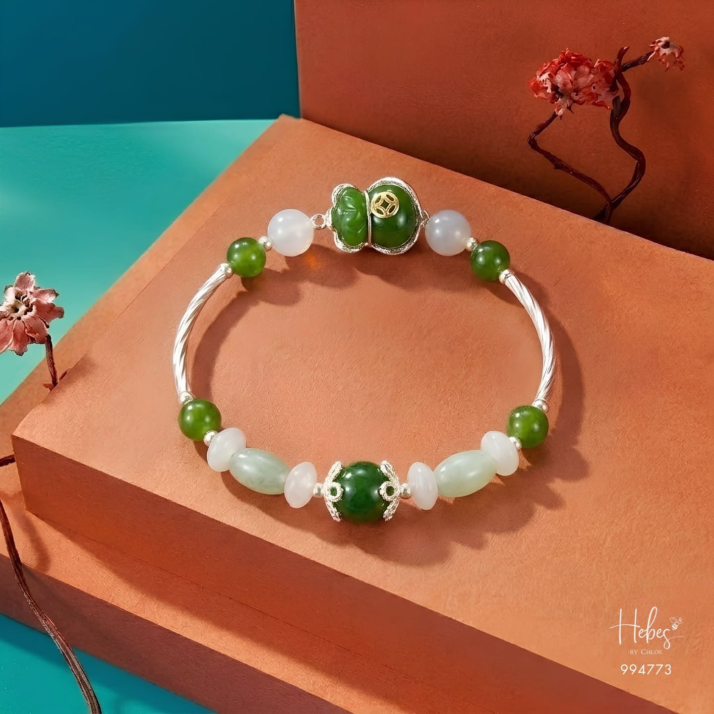 Infinite Fortune Jade Money Bag Bracelet 994773