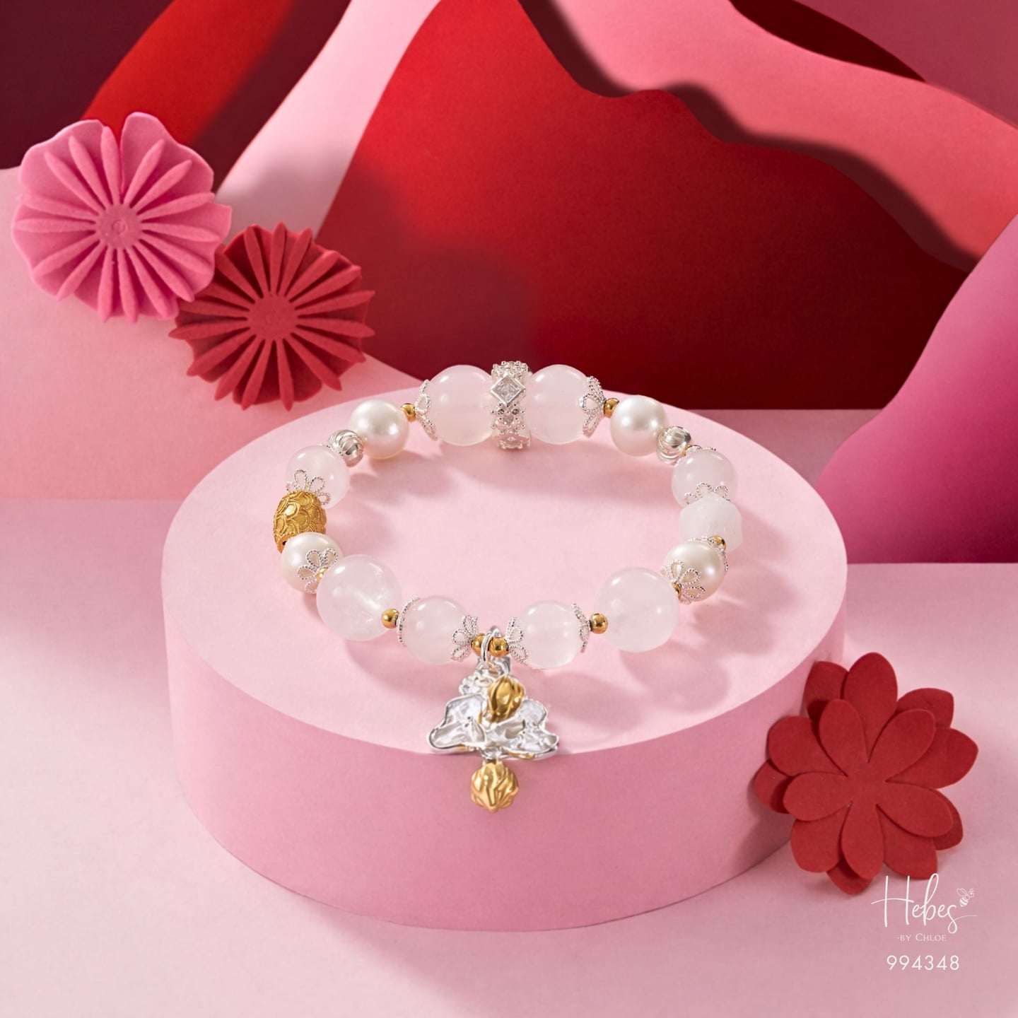 Moonstone & Pearl Compassion Bracelet 994348