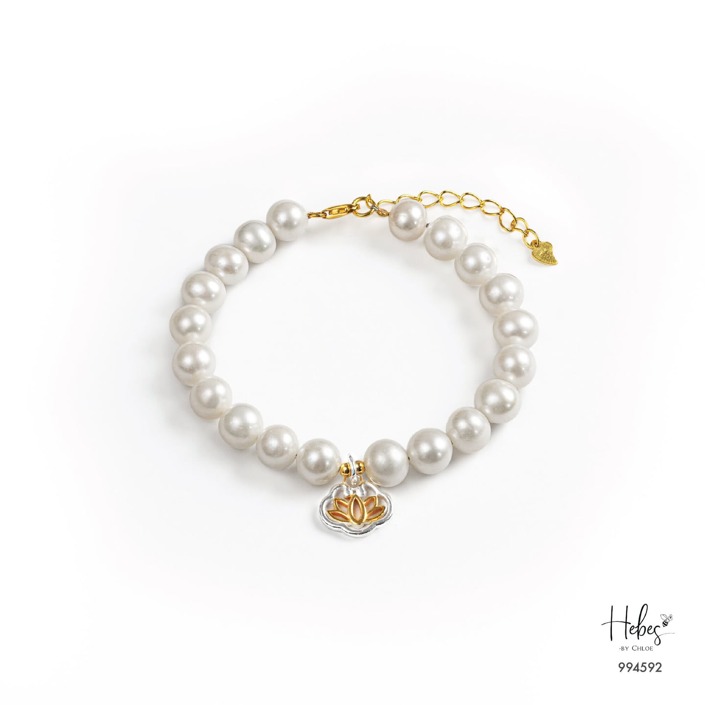 Freshwater Pearl Lotus Glow Bracelet 994592